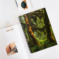 Mossy Forest Spiral Notebook, Olympic National Park - Ruled Line