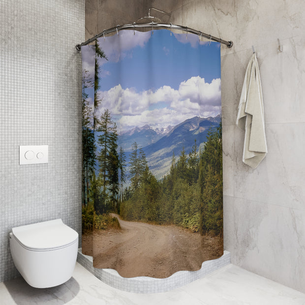 Canada Lookout Road Shower Curtain , 71x74 inches
