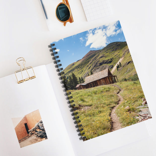 Colorado Cabin Spiral Notebook, Rustic Mountain Journal - Ruled Line