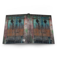 New Orleans French Quarter Hardcover Journal, Rustic Door - Ruled Line or Blank