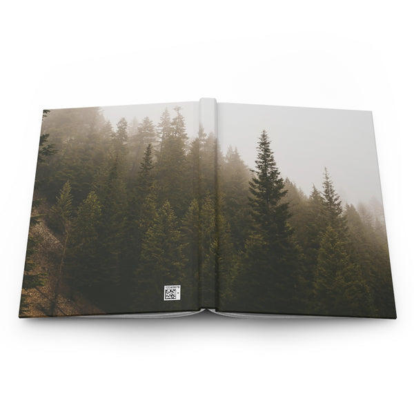 Foggy Forest Hardcover Journal - Ruled Line or Blank