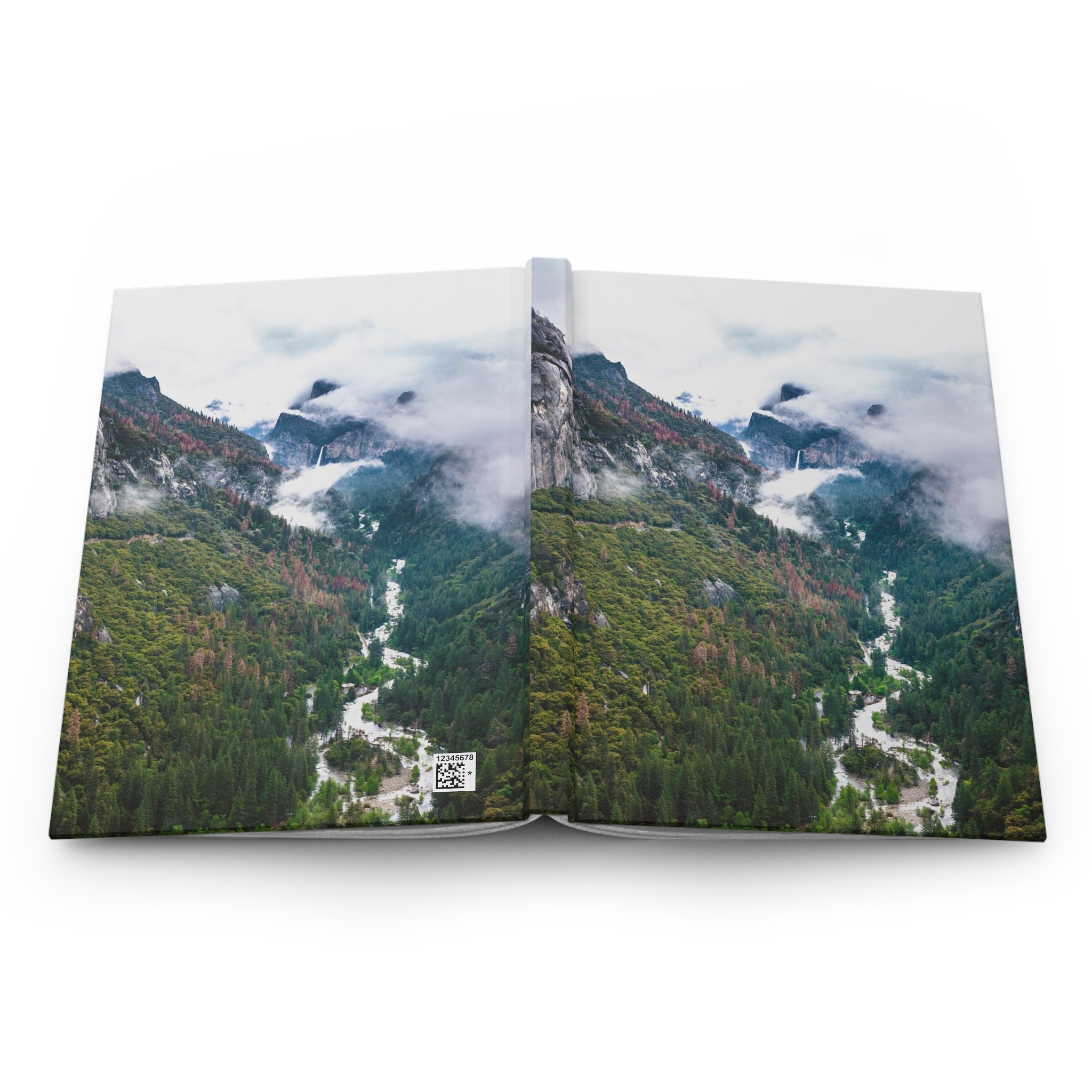 Yosemite Valley View Hardcover Journal - Ruled Line or Blank