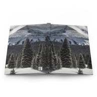 Snowy Mountain Summit Hardcover Journal - Ruled Line or Blank