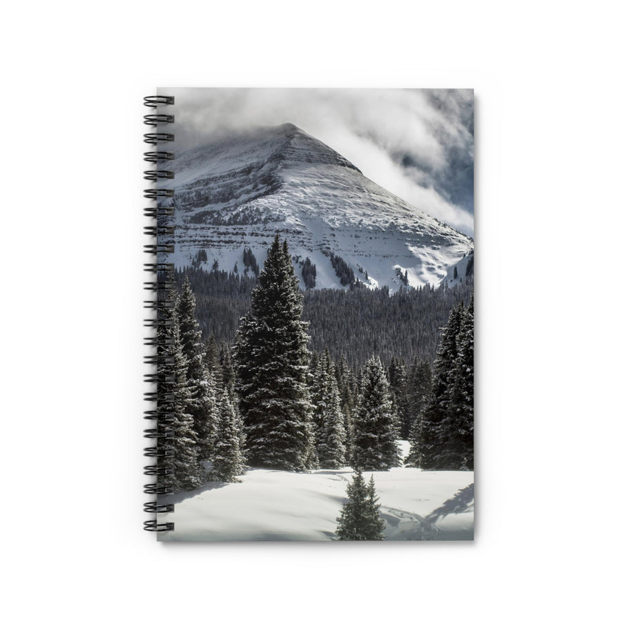 Foggy Forest Notizbuch – Spiral- oder Hardcover, liniert