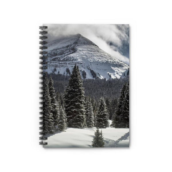 Snowy Mountain Summit Spiral Notebook, Colorado Nature Journal
