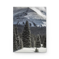 Snowy Mountain Summit Hardcover Journal - Ruled Line or Blank