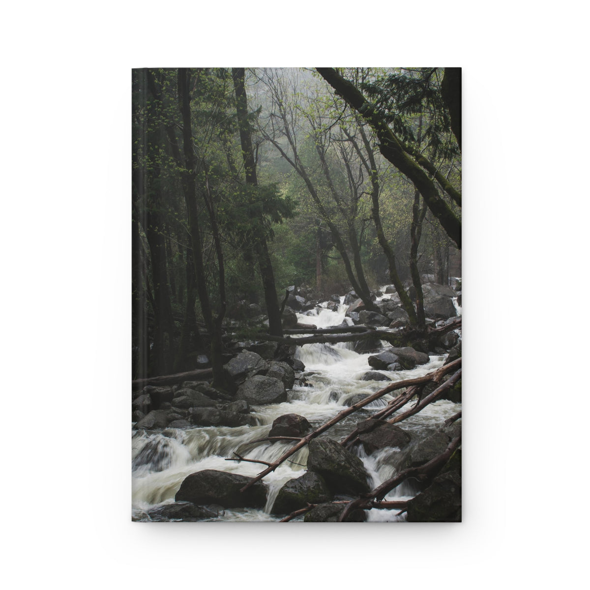 Yosemite Forest Stream Hardcover Journal - Ruled Line or Blank