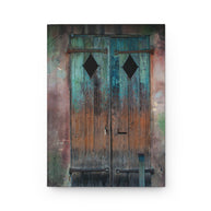 New Orleans French Quarter Hardcover Journal, Rustic Door - Ruled Line or Blank