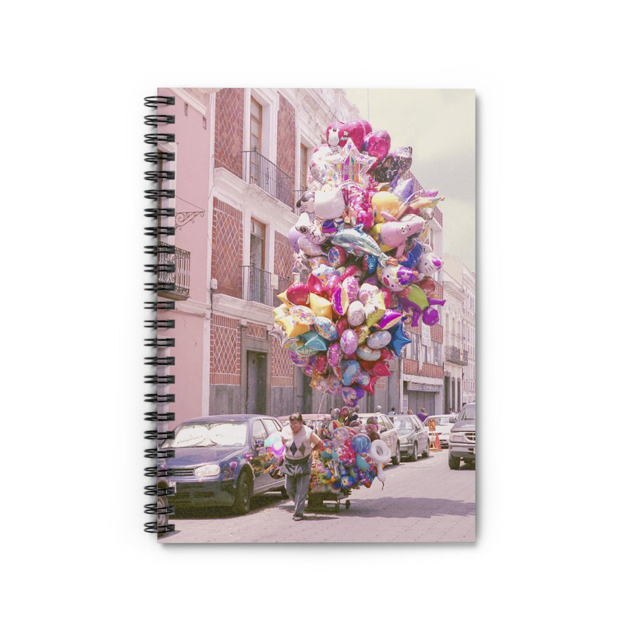 Spiralnotizbuch „Pink Balloons“ – liniert