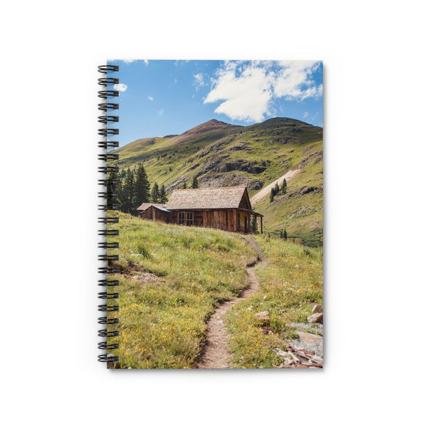 Colorado Cabin Spiral Notebook, Rustic Mountain Journal - Ruled Line