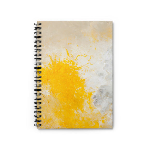 Yellowstone Geyser Texture Spiral Notebook - Ruled Line