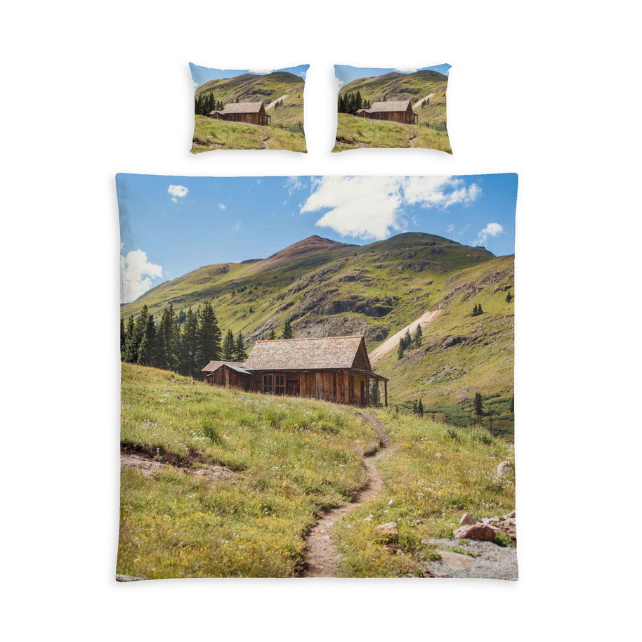 Parure de lit en coton style chalet rustique du Colorado