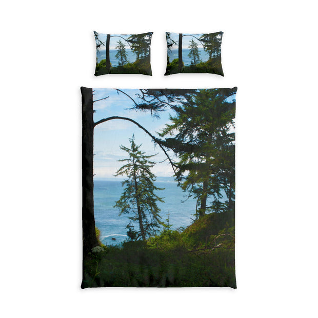 Redwood Forest Duvet Cotton Duvet Cover Set