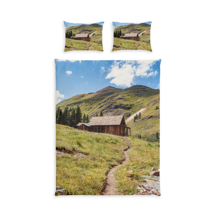 Parure de lit en coton style chalet rustique du Colorado