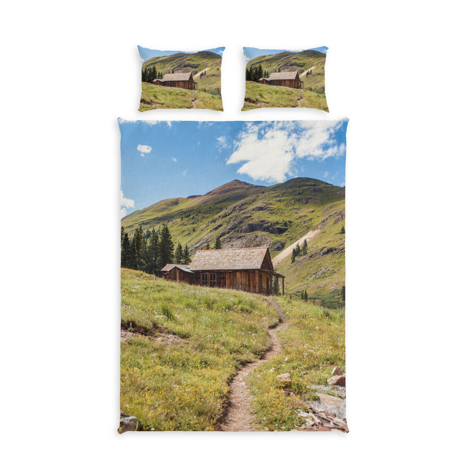 Parure de lit en coton style chalet rustique du Colorado