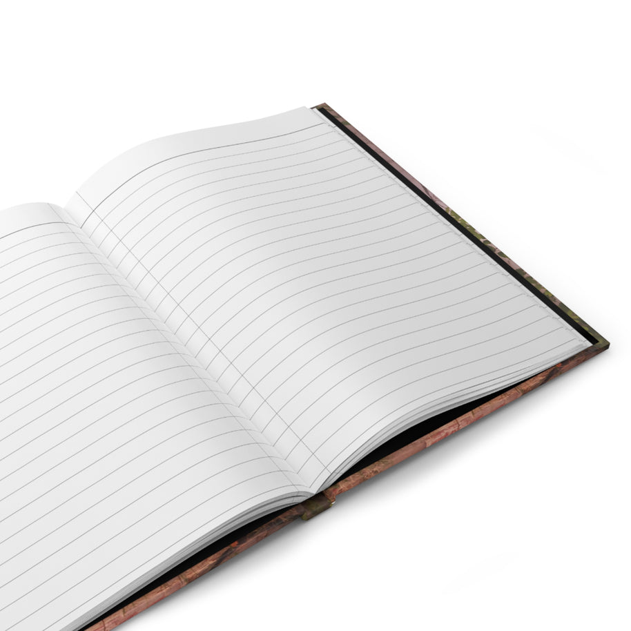 Gaspumpen-Spiralnotizbuch – Spiral- oder Hardcover, linierte Linie