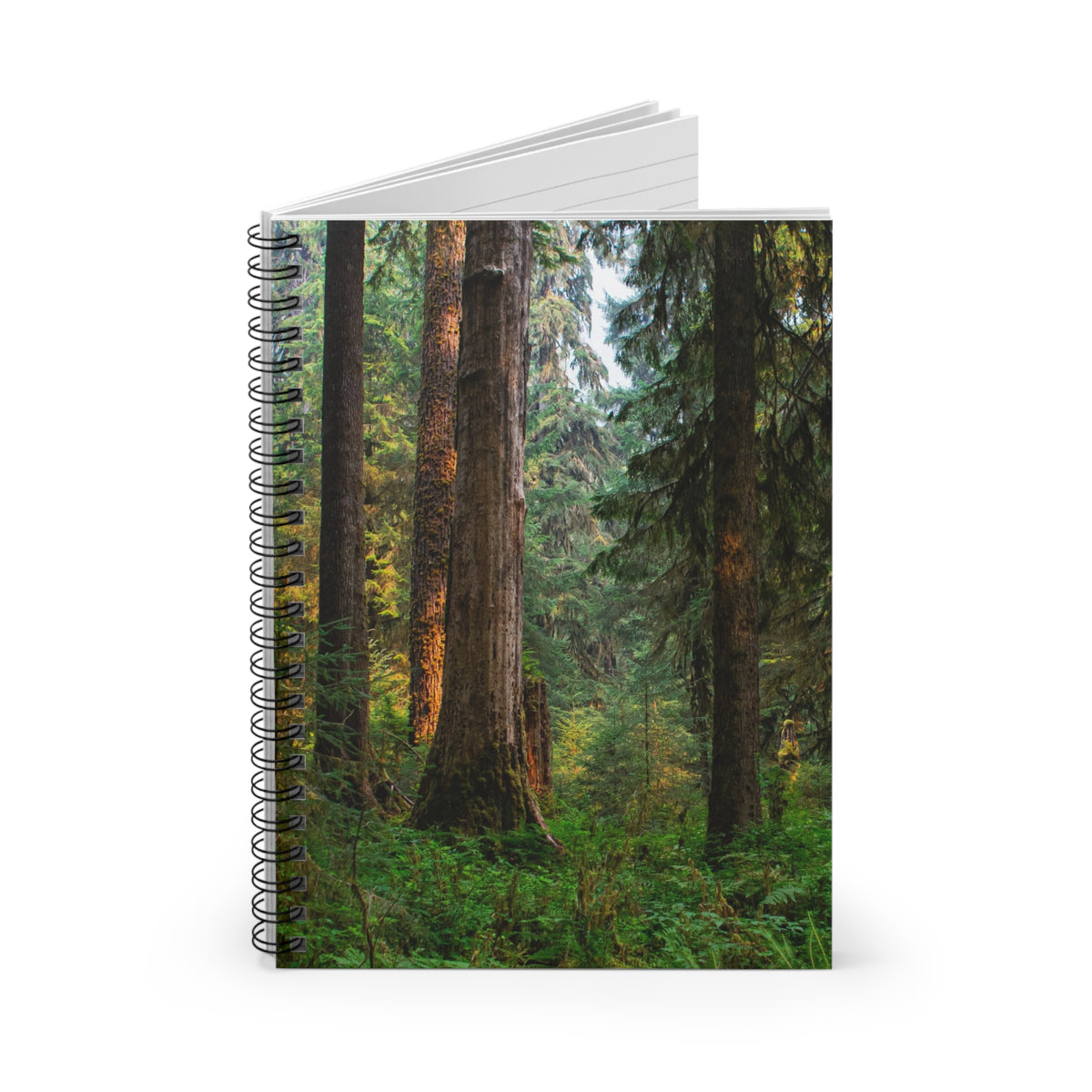 Olympic Rainforest Spiral Notebook - Ruled Line