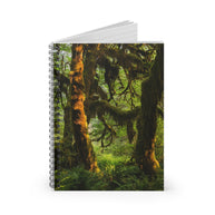 Mossy Forest Spiral Notebook, Olympic National Park - Ruled Line