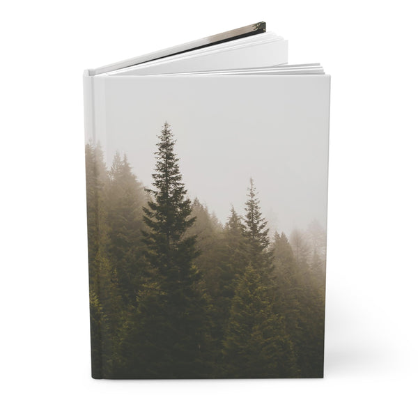Foggy Forest Hardcover Journal - Ruled Line or Blank