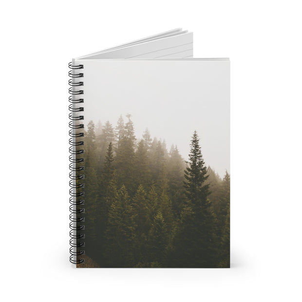 Foggy Forest Spiral Notebook - Ruled Line