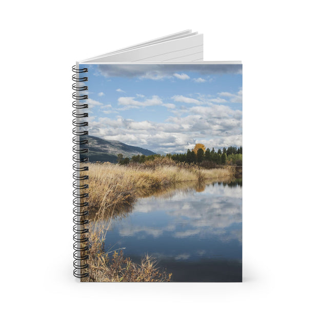 Autumn Pond Spiral Notebook - Ruled Line