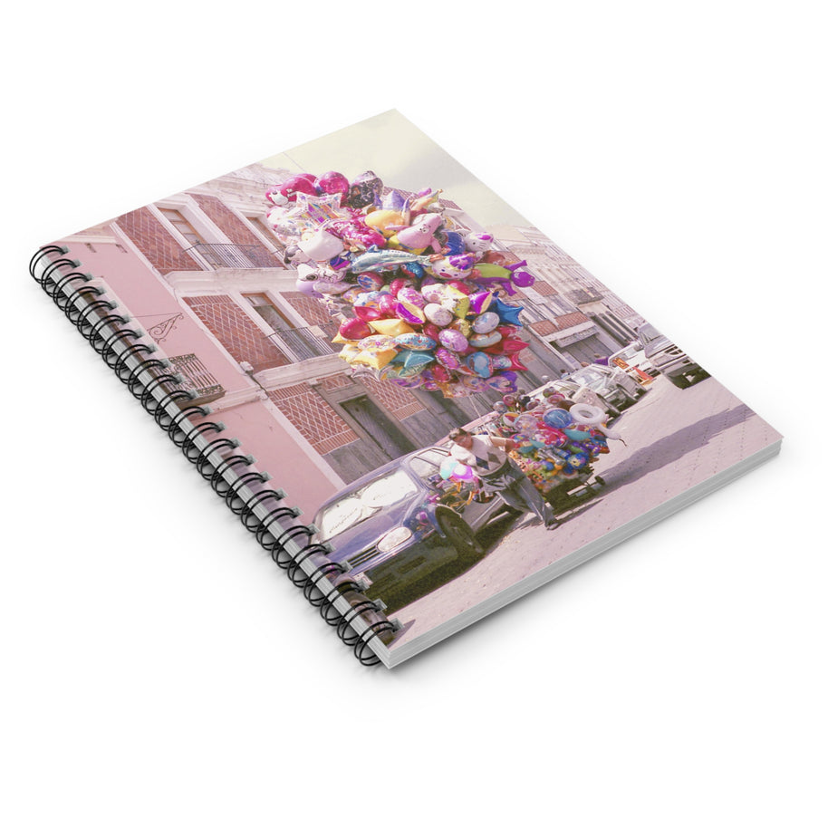 Spiralnotizbuch „Pink Balloons“ – liniert