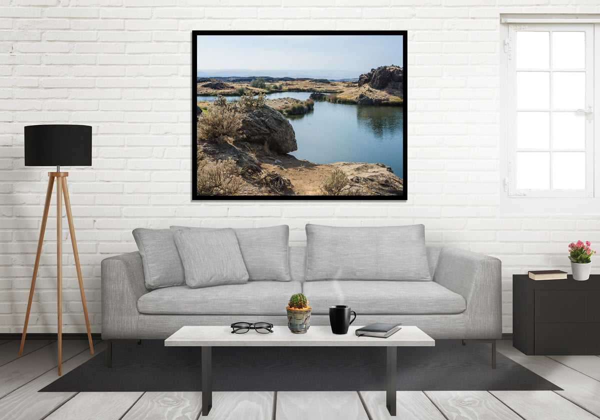 Scablands Pond Photography Print, Columbia River, Pacific Northwest