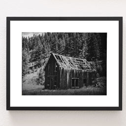 Ghost Town Cabin Photo Print, Bodie Washington, Abandoned House, Rustic Photography, Eastern WA, Republic