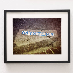 New Orleans Photography Print, Mystery Street Sign, Loft Decor