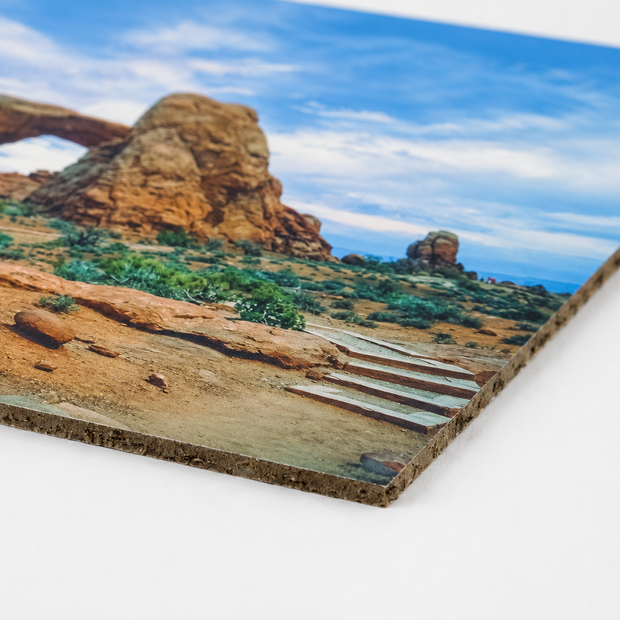 Arches National Park photo printed on Masonite