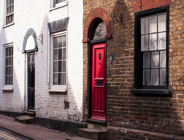 Contrasting Homes, Aylesford, England Photography Print
