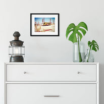 Retro Trailer Art Print, Salton Sea Photography, California Desert