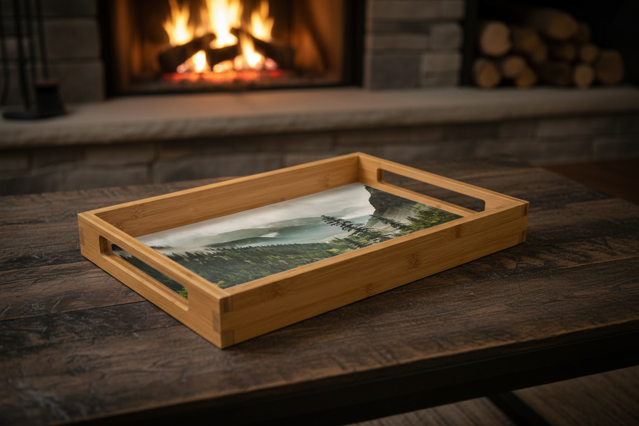 Bamboo Tray Angled