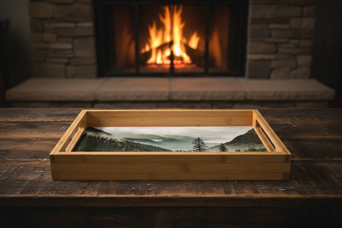 Bamboo Tray Top Down