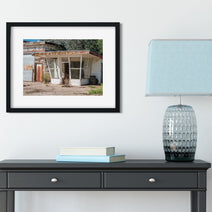 50s Cafe Wall Art, Utah Desert Print, Retro Signage,