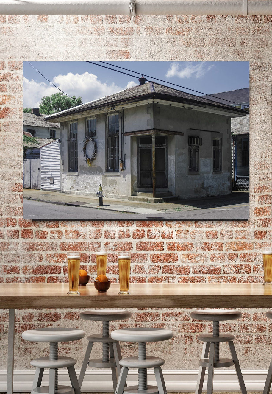 Bywater New Orleans Photography Print, Abandoned Corner Store Travel Decor