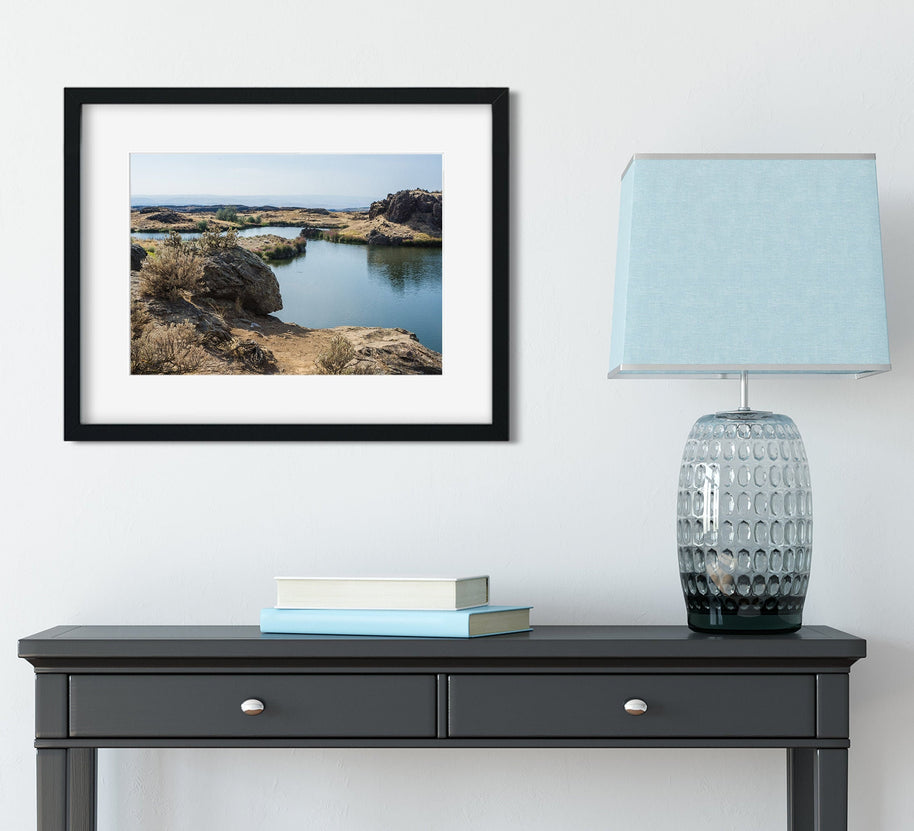 Scablands Pond Photography Print, Columbia River, Pacific Northwest