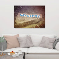 New Orleans Photography Print, Mystery Street Sign, Loft Decor