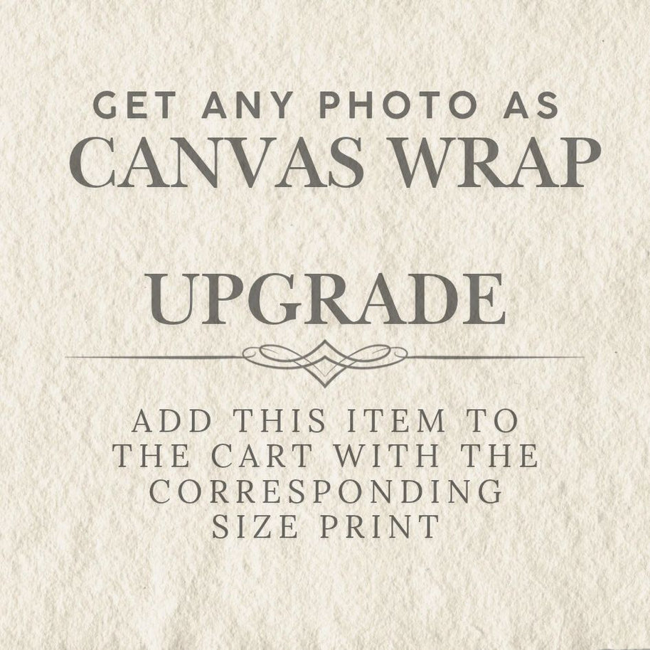 Photography Add-on - Canvas Wrap on Wood Stretcher