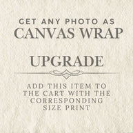 Photography Add-on - Canvas Wrap on Wood Stretcher