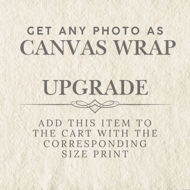 Photography Add-on - Canvas Wrap on Wood Stretcher