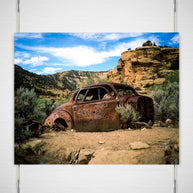 Abandoned Car in the Utah Desert Photo Print