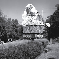 Chattanooga Lookout Tourist Lodge, Black and White Photography Print