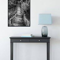 Historic Swinging Bridge Photography, Southern Idaho Art Print