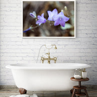 Bluebell Photo Print, Floral Photography, Nature Wall Art, Purple Decor, Botanical Art