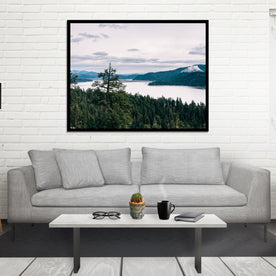 Heyburn State Park Photo Print, Idaho Lake, Forest, Mountain Wall Art