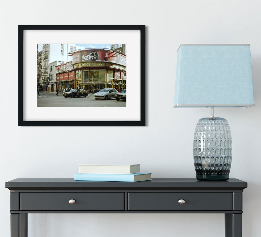 Buenos Aires Photography Print, Plaza Carmen Urban Wall Art