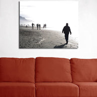 Surreal Oregon Coast Photography Print, Foggy Beach, Cannon Beach