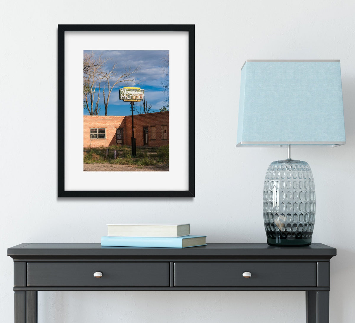 Vintage Motel Sign Photography Print, Southwest Desert, Americana Wall Art, Utah