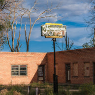 Vintage Motel Sign Photography Print, Southwest Desert, Americana Wall Art, Utah